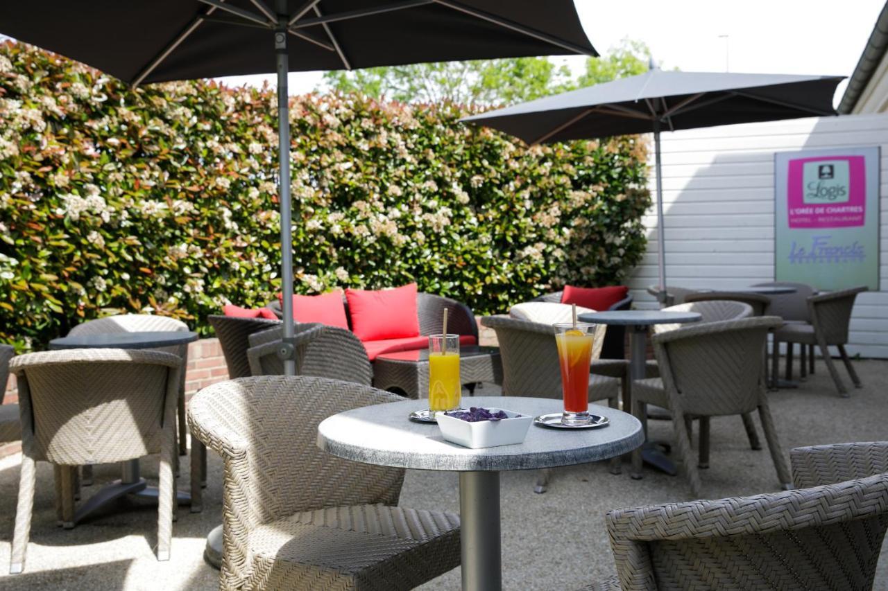 Logis Hotel L'Oree De Chartres - Barjouville Exteriör bild