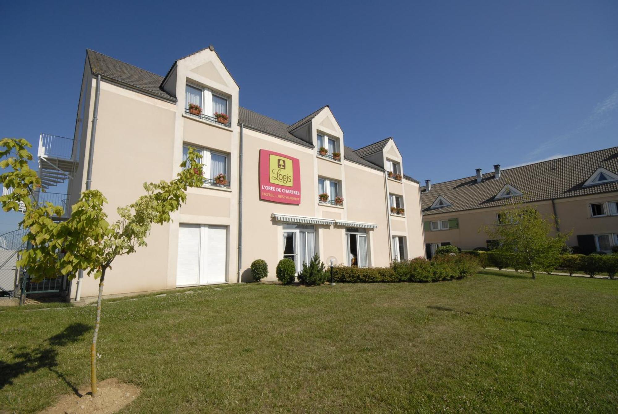 Logis Hotel L'Oree De Chartres - Barjouville Exteriör bild